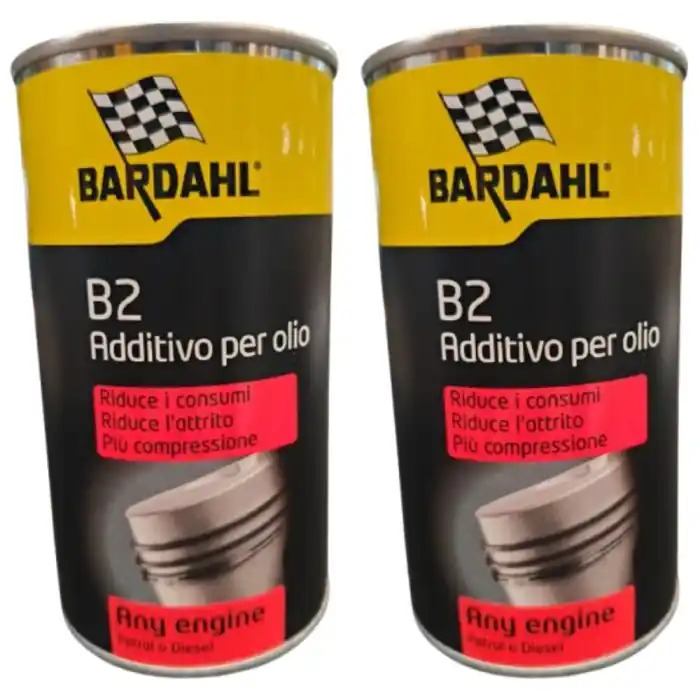 Bardahl B2 Oil Treatment 2 Pezzi X 300ml 142023 Additivo Curativo Per Olio Motore Non Perdere