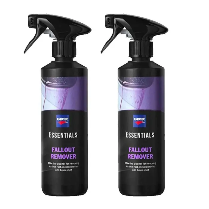 Consegna Rapida Cartec Decontaminante Pulitore Rimuovi Residui Ferrosi Cerchioni E Carrozzeria Auto Essentials Fallout Remover 2 Pz X 500ml
