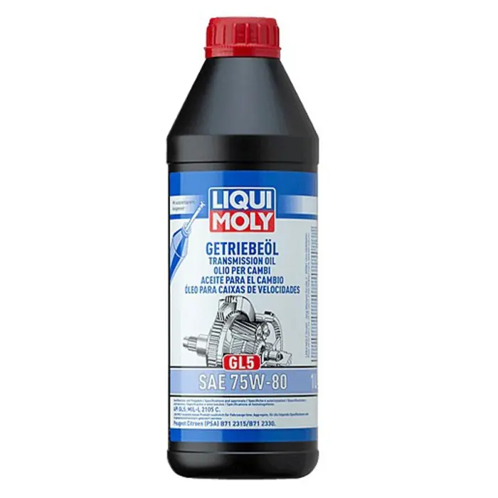 LIQUI MOLY 3658 OLIO SPECIFICO PER CAMBIO MANUALE O AUTOMATICO 75W80 AD ALTE PRESTAZIONI. Solo Oggi