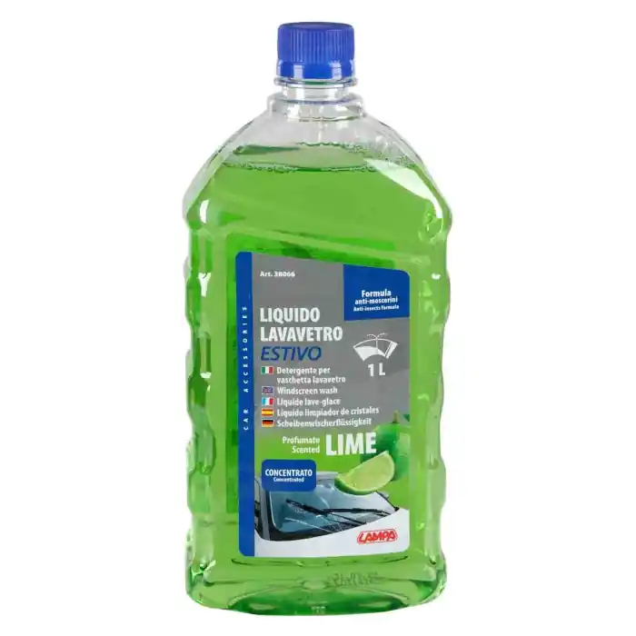 Liquido Lavavetro Estivo Concentrato 1000 Ml Liquido Lavavetri Lampa 38066 Spedito Oggi