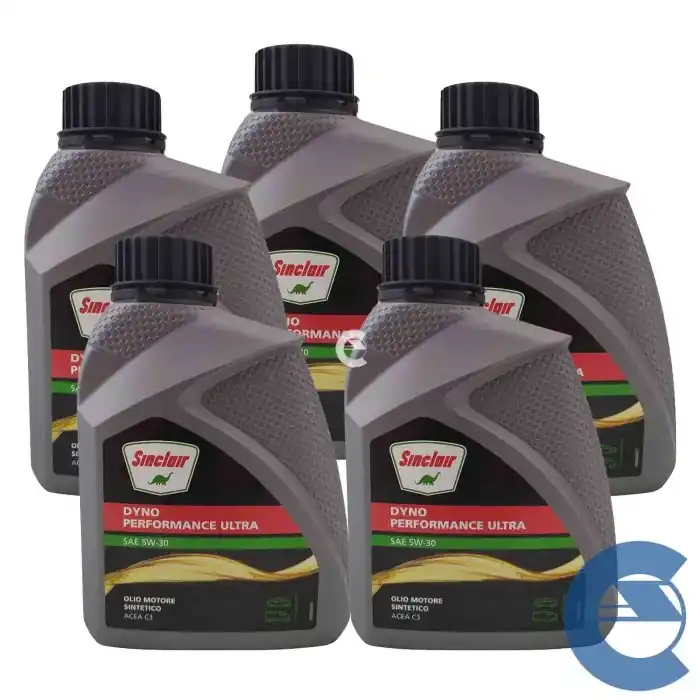 Consegna Rapida Sinclair Dyno Performance Ultra 5w30 5 Litri Olio Motore Veicoli E Auto Fap Acea C3