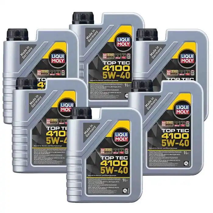 Saldi Liqui Moly Top Tec 4100 5w40 6 Litri 9510 Olio Motore Benzina E Diesel