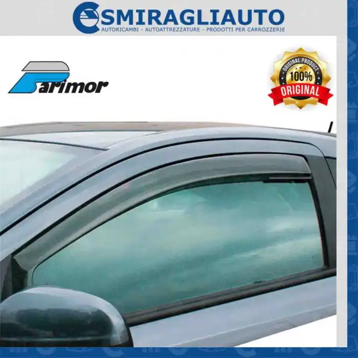 Spedito Oggi Set Deflettori Aria Antiturbo Fiat 500 500c Abarth 3 Porte Antivento Oscurati