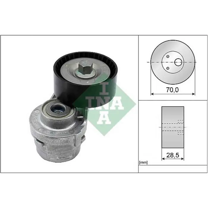 Tendicinghia Cinghia Poly-V 533 0061 20 SCHAEFFLER INA per FIAT IVECO Miglior Prezzo