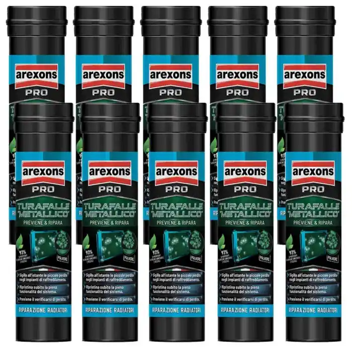 Arexons Turafalle Radiatori 3572 Kit Promo 10 Pezzi X 25 Gr Previene E Ripara Le Perdite Solo Oggi
