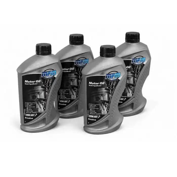 MPM 04000 Olio Motore 10W-40 Semi Sintetico ACEA A3-B4 API CF-SN Benzina Diesel GPL 1L - 4 PEZZI Nuovo Arrivo
