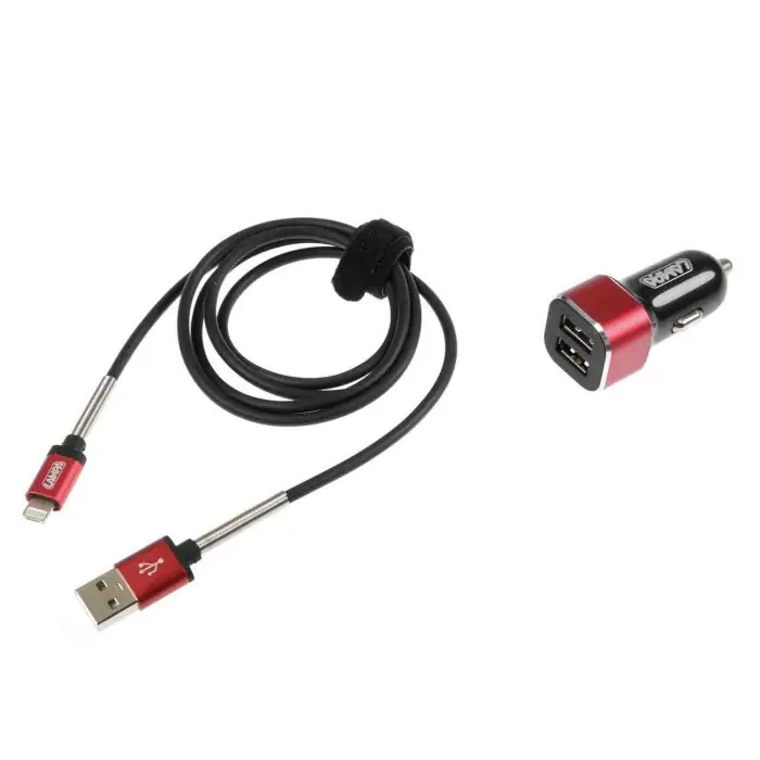 Professionale Kit 2 In 1 Universal (apple 8 Pin/micro Usb) Fast Charge 12/24v Multi Connettore Kit Di Ricarica
