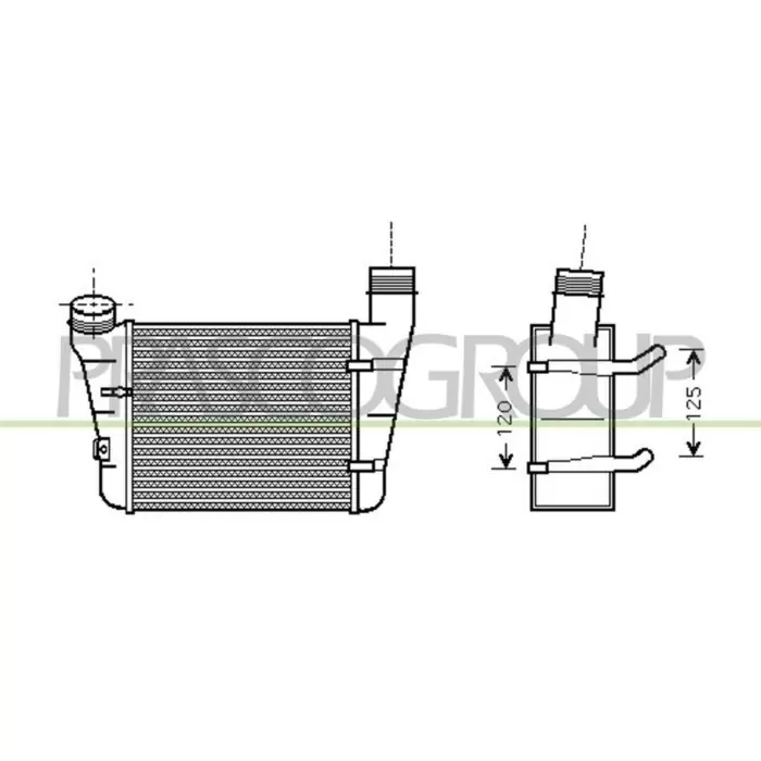 Subito Disponibile Intercooler Per Audi A4 (b6) Dal 2000 Al 2004