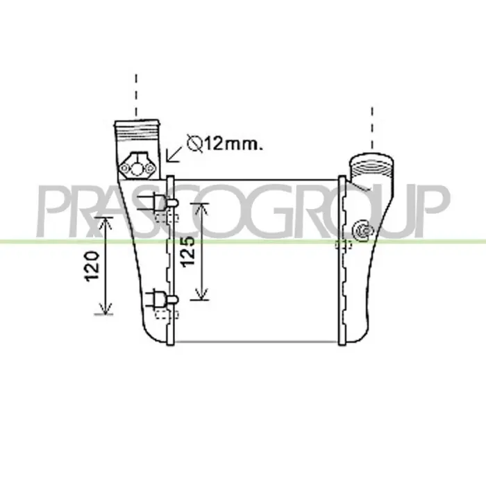 Occasione Imperdibile Intercooler Per Audi A4 (b7) Dal 2004 Al 2007