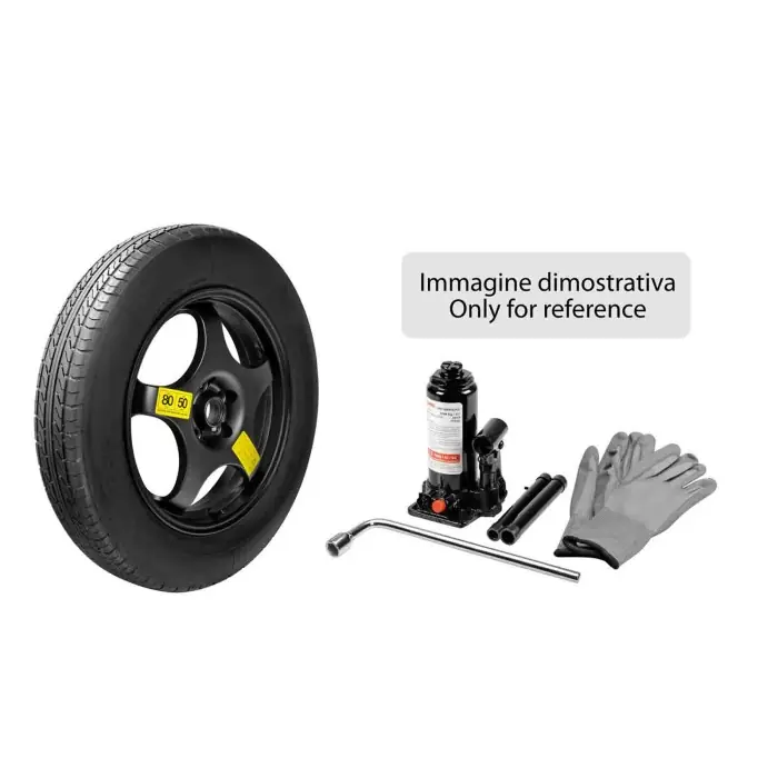 Esclusivo Lega 125/70 18 Kit Ruotino Di Scorta Peugeot 5008 Kit Ruotino Di Scorta In Lega Kit Ruotino Di Scorta