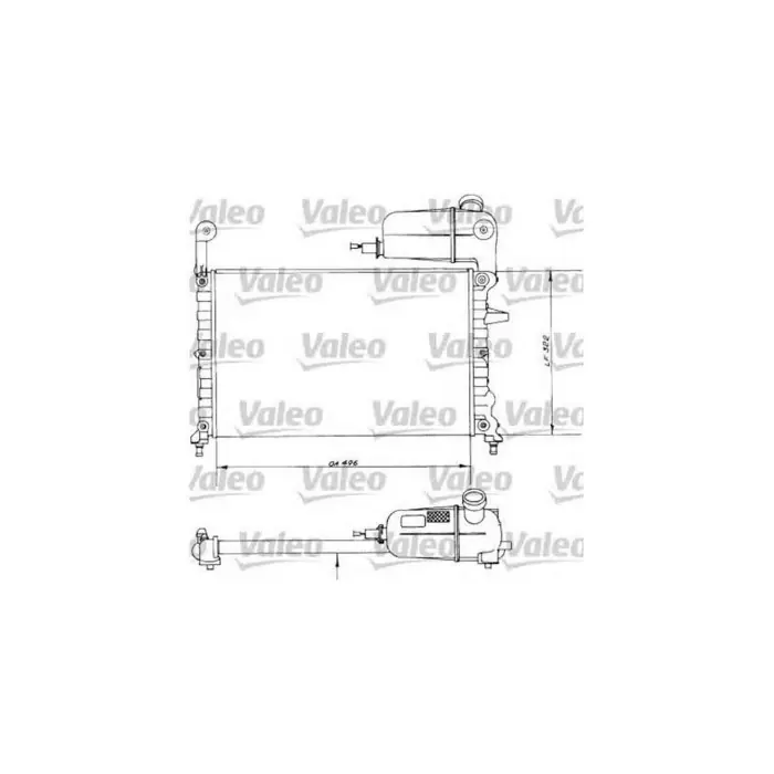 Valeo Rad.mot.ft Tempra 816713 Scelto Dai Clienti