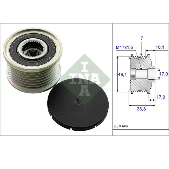 Dispositivo ruota libera alternatore 535 0153 10 SCHAEFFLER INA per RENAULT OPEL Affare