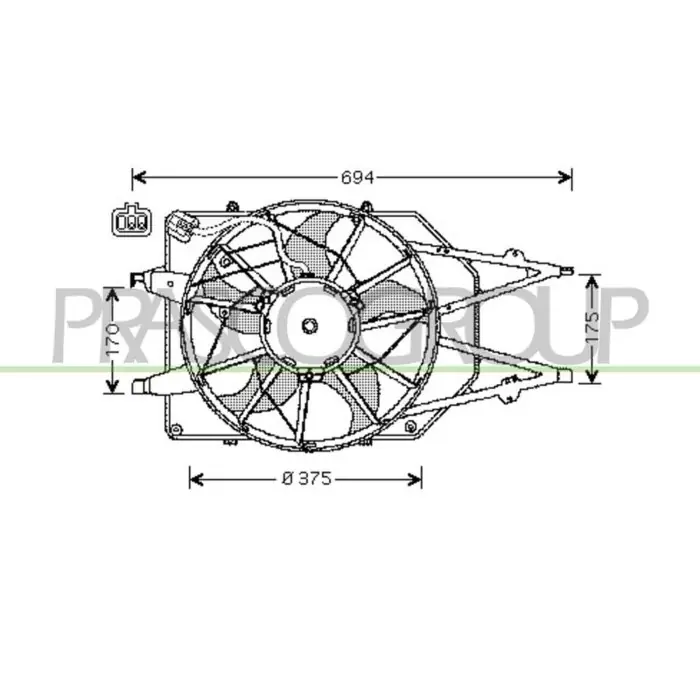 Ventola Per Ford Focus Dal 1998 Al 2001 Occasione Imperdibile