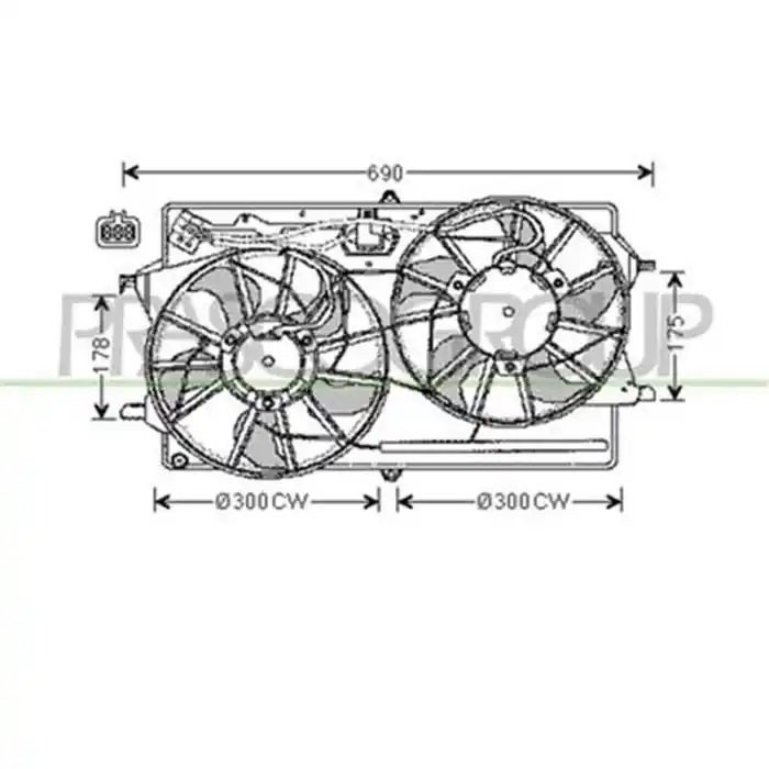Ventola Per Ford Focus Dal 1998 Al 2001 Ultimissimo Modello