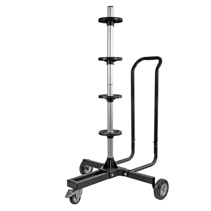 Must-Have Pp 3 Carrello Porta Cerchi E Pneumatici Con Supporto Ad Asta Auto Parcheggio