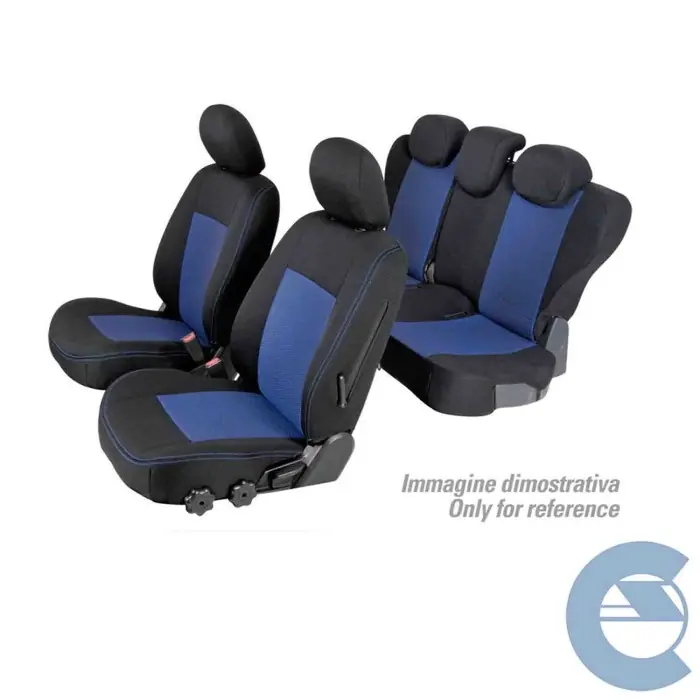 Set Coprisedili Superior Nero/blu Hyundai Santa Fe Serie 18000 Coprisedili Su Misura Qf18019d Non Perdere