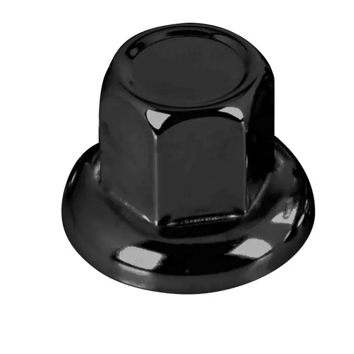 American Set 40 Copribulloni Testa Piatta In Acciaio Inox Ø 33 Mm Nero American Black Copribulloni Camion Offerta