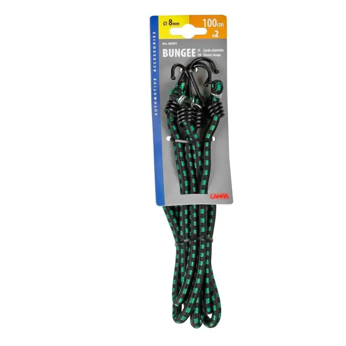 Saldi Corde Elastiche Slim Ø 8 Mm 2x100 Cm Corde Elastiche E Funi Portabiciclette