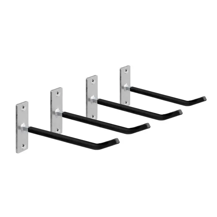 Promozione Set 4 Ganci Appendiruote Da Parete Auto Parcheggio
