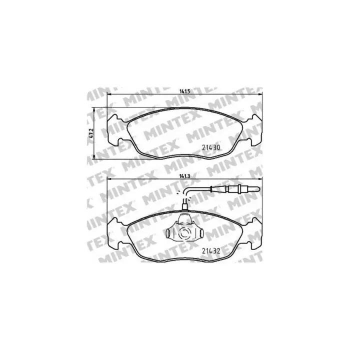 Prezzo Ridotto Pastiglie Freno Opel Senator B 3.0 24v 1989 09-1993 09 Mintex