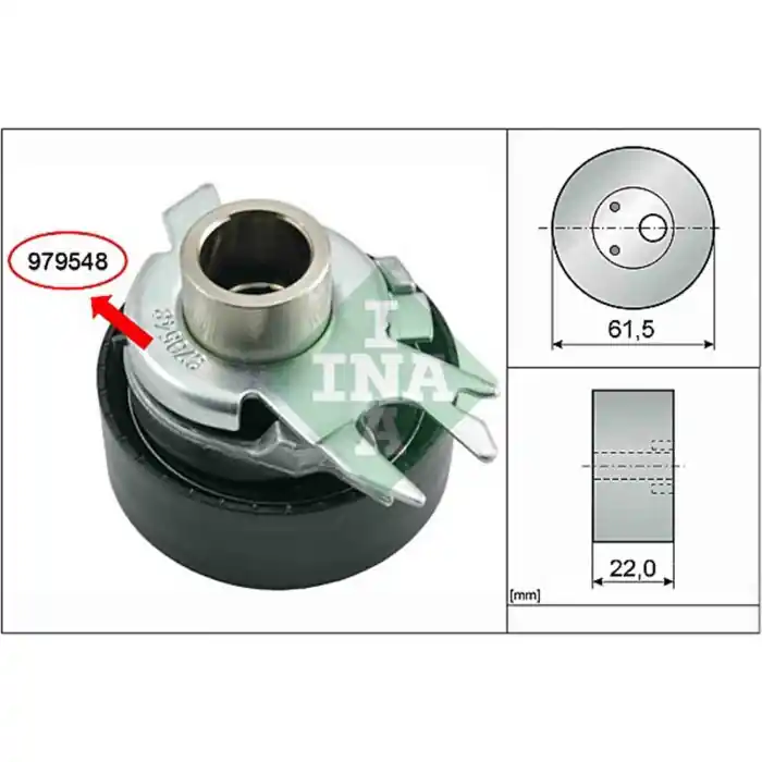 Rullo tenditore Cinghia dentata 531 0525 30 SCHAEFFLER INA per VW SEAT Novità