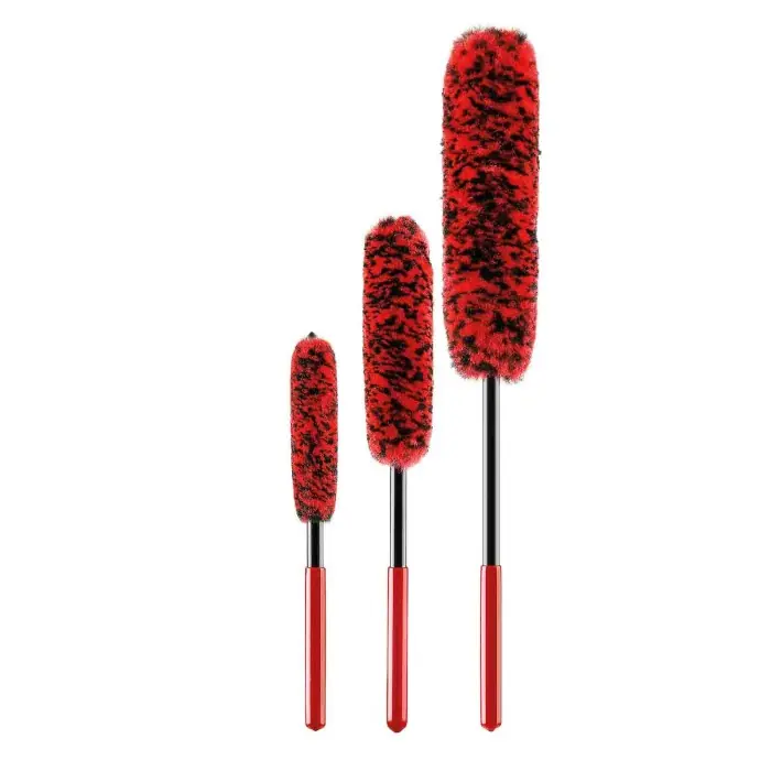 Offerta Limitata Shine Kit 3 Spazzole In Microfibra Per Pulizia Cerchi Spazzole Lavaggio Lavaggio