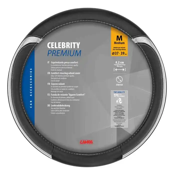 Di Tendenza Celebrity Coprivolante In Skeentex M Ø 37/39 Cm Argento Coprivolanti In Skeentex Coprivolanti