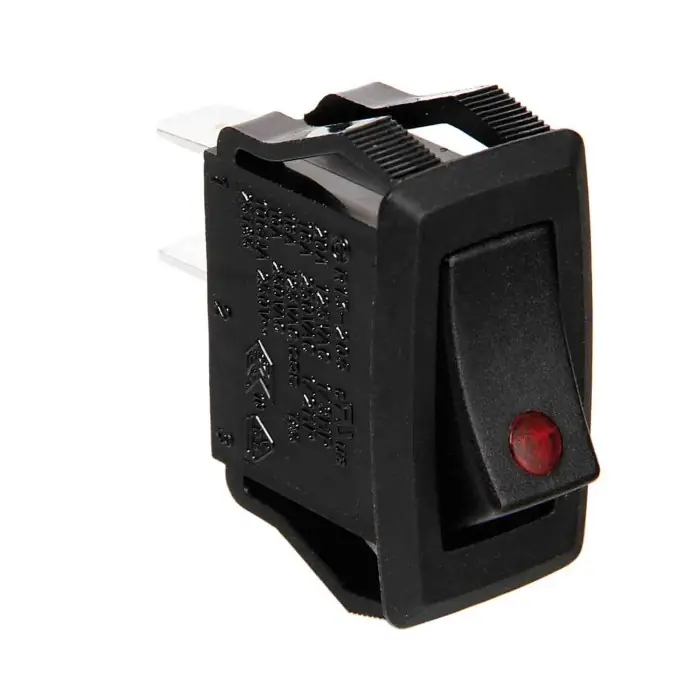 Occasione Micro Interruttore Con Spia A Led 12/24v Rosso Interruttori E Relè Cablaggio Elettrico