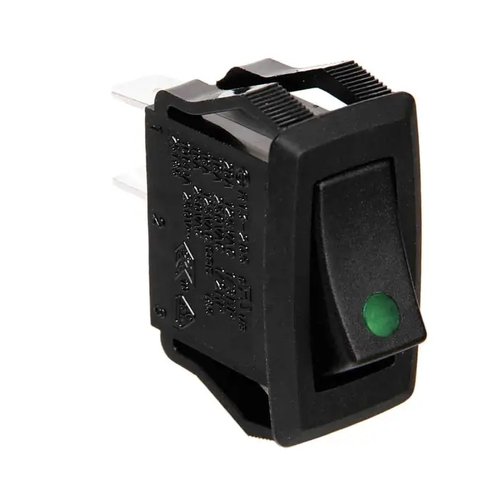 Micro Interruttore Con Spia A Led 12/24v Verde Interruttori E Relè Cablaggio Elettrico Offerta Del Giorno