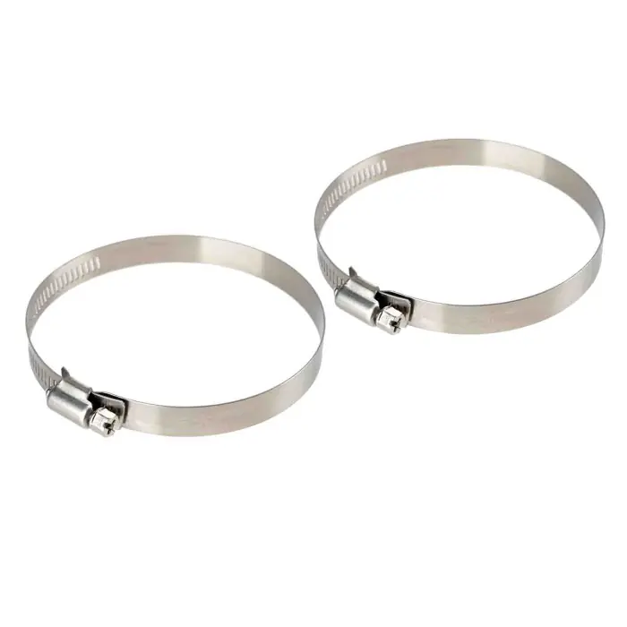 Fascette Stringitubo In Acciaio Inox Set 2 Pz ? 12 Mm Ø 78 101 Mm Materiale Di Fissaggio Materiale Di Fissaggio Promo Stagionale