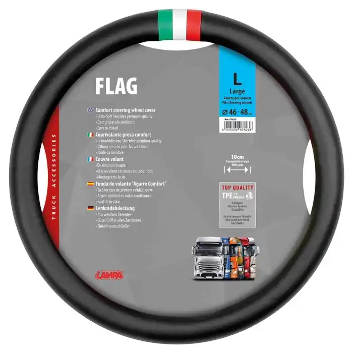 Compra Adesso Flag Italia Coprivolante In Skeentex L Ø 46/48 Cm Coprivolanti In Skeentex Coprivolanti