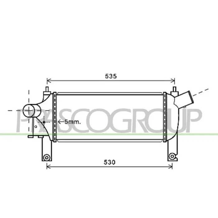 Quantità Limitata Intercooler Per Nissan Navara - Pathfinder (d40) Dal 2005 Al 2010