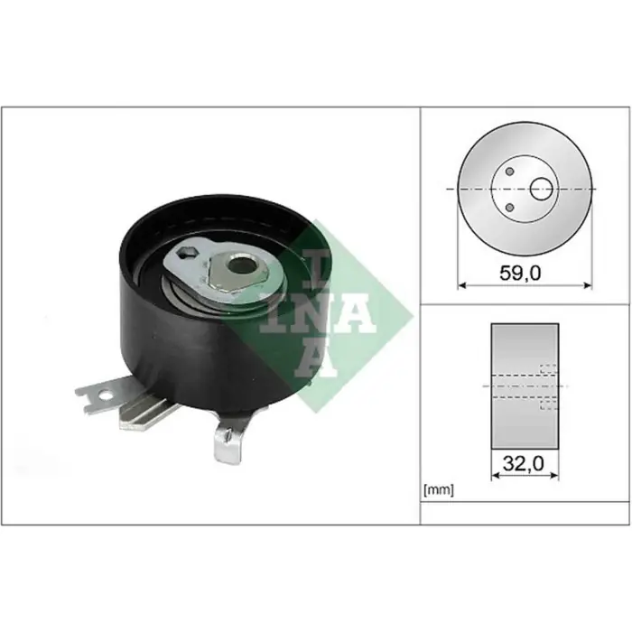 Rullo tenditore Cinghia dentata 531 0906 10 SCHAEFFLER INA per RENAULT NISSAN Ultime Pezzi