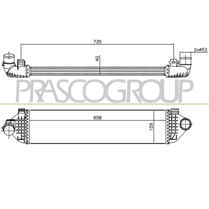 Intercooler Per Ford Galaxy Dal 2006 Al 2010 Subito Disponibile