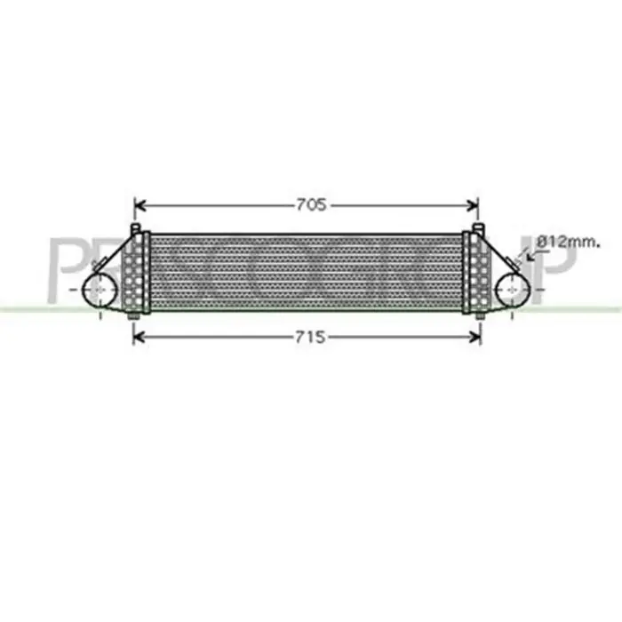 Spedizione Espresso Intercooler Per Ford Focus Dal 2005 Al 2007
