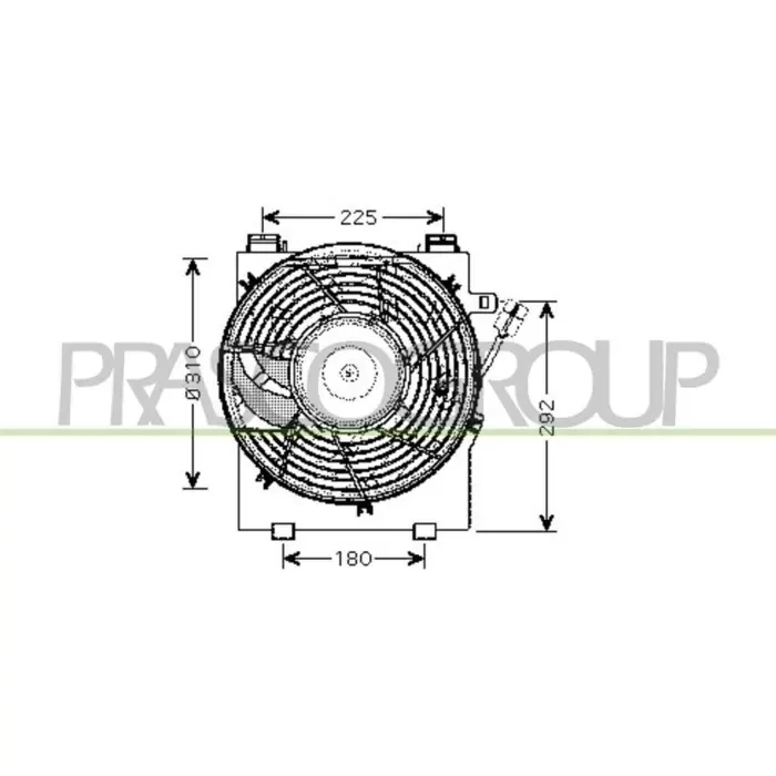 Ventola Per Opel/vauxhall Corsa C Dal 2000 Al 2003 Ultimissimo Modello