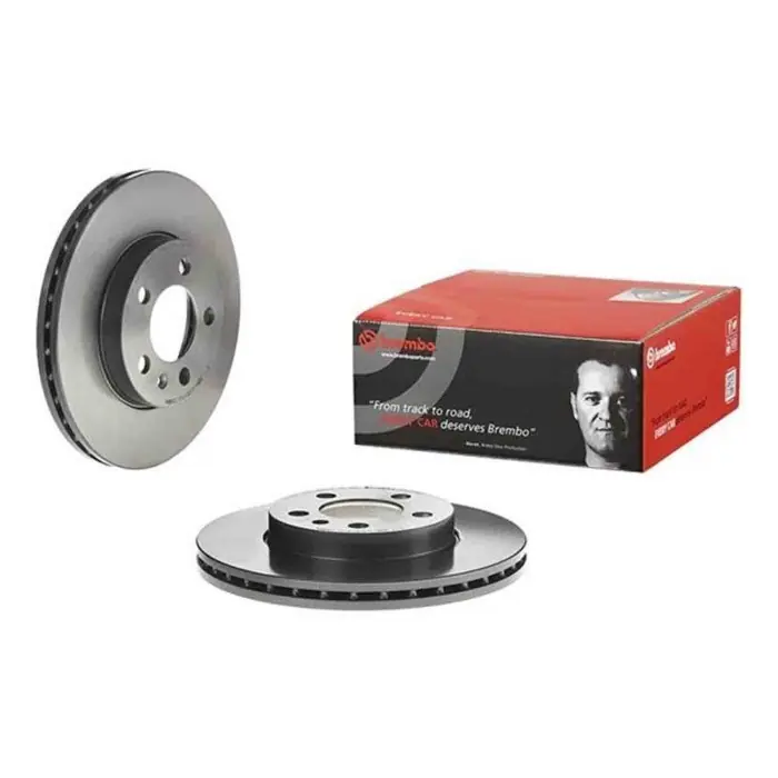 Pagamento Sicuro Coppia Dischi Freno 09.D570.11 BREMBO per AUDI VW SEAT SKODA