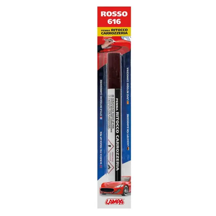Penna Ritocco Carrozzeria Rosso 616 A1-a3-a5-aveo-grande Punto-tipo-fusion-gla-glk-murano Penne Ritocco Carrozzeria Lampa Soddisfatti O Rimborsati
