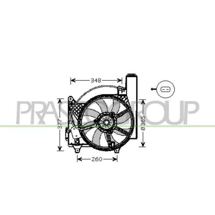 Spedizione Espresso Ventola Per Opel/vauxhall Meriva Dal 2003 Al 2006