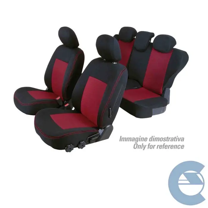 Set Coprisedili Superior Nero/rosso Citroen C3-c3 Classic Serie 13000 Coprisedili Su Misura Qd13014e Bestseller
