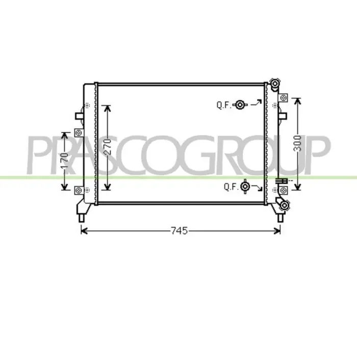 Offerta Limitata Radiatore Per Audi A3 3/5 Porte (8p/8pa) Dal 2008 Al 2012