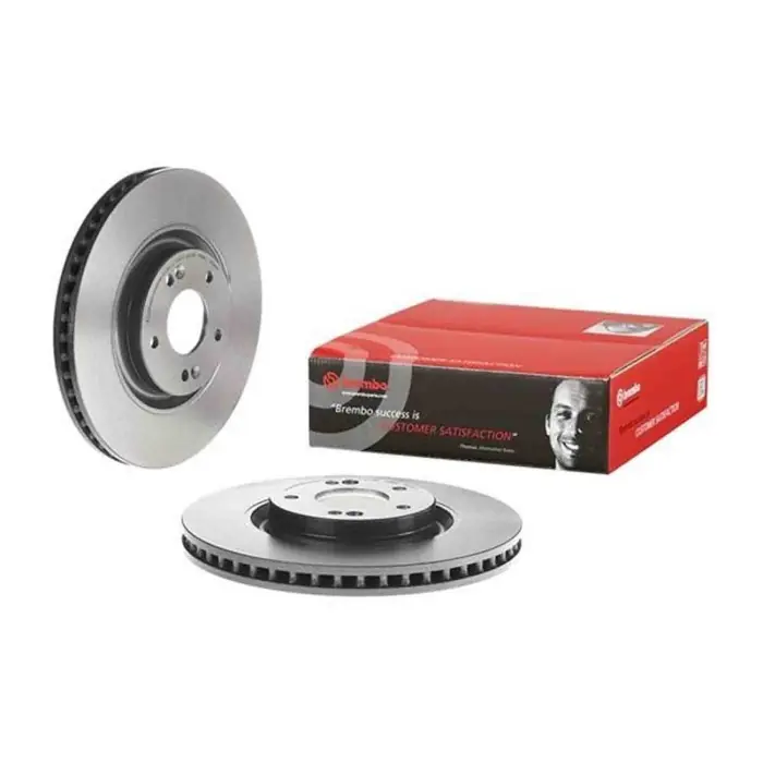 Popolare Coppia Dischi Freno 09.C245.11 BREMBO per HYUNDAI KIA