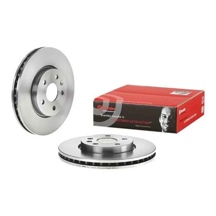Popolare Coppia Dischi Freno 09.A971.10 BREMBO per OPEL CHEVROLET SAAB