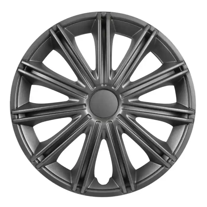 Novità Nero Dark Set 4 Copricerchi Ø 14" Copricerchi 4 Pz Verniciati Tech One Copricerchi