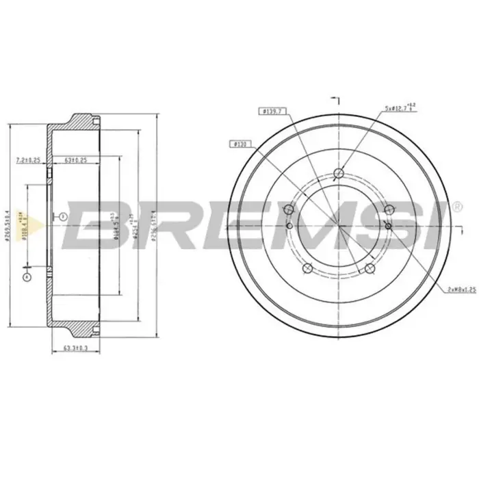 Tamburo Freno Posteriore Suzuki Grand Vitara I Cr5814 43511-52d00 Verniciato Bremsi Vendita Finale