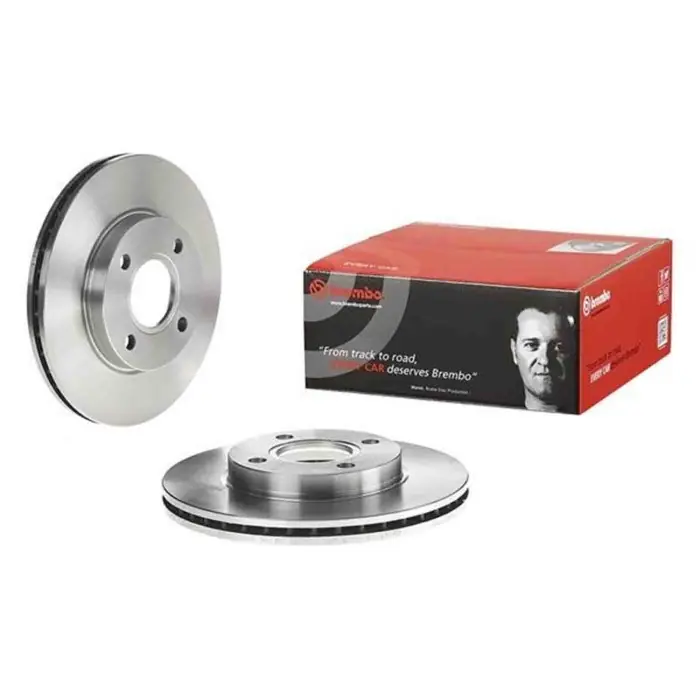 A Buon Prezzo Coppia Dischi Freno 09.7806.14 BREMBO