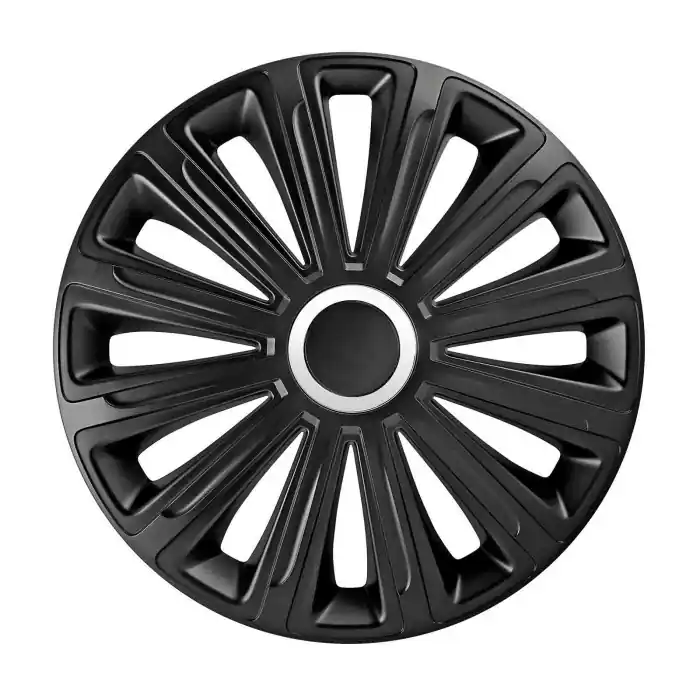 Prezzo Scontato Trend Black Set 4 Copricerchi Ø 16" Copricerchi 4 Pz Verniciati Tech One Copricerchi