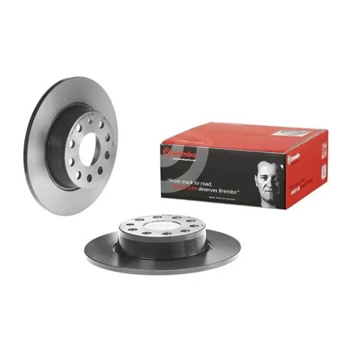 Coppia Dischi Freno 08.B413.11 BREMBO per AUDI VW SEAT SKODA Offerta Del Giorno