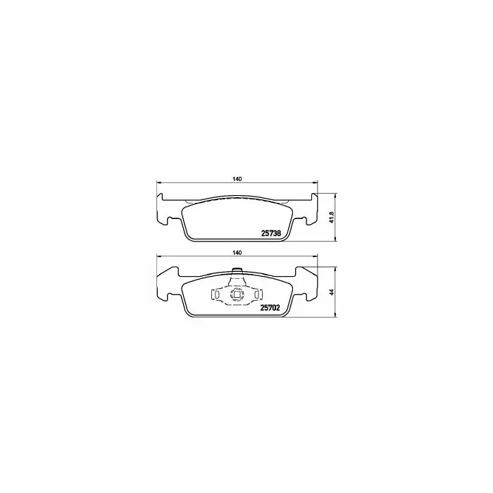Pastiglie Freno Dacia Logan Mcv Ii 1.0 Sce 75 2016 12-2019 12 Mintex Occasione