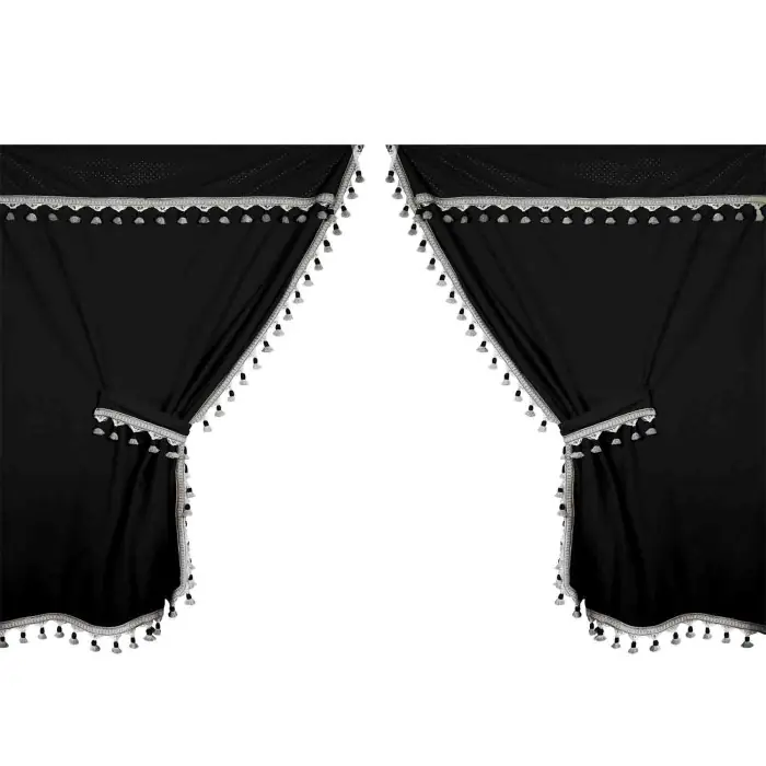 Premiere Set Tende In Microfibra Per Camion Nero Tende Tende Professionale